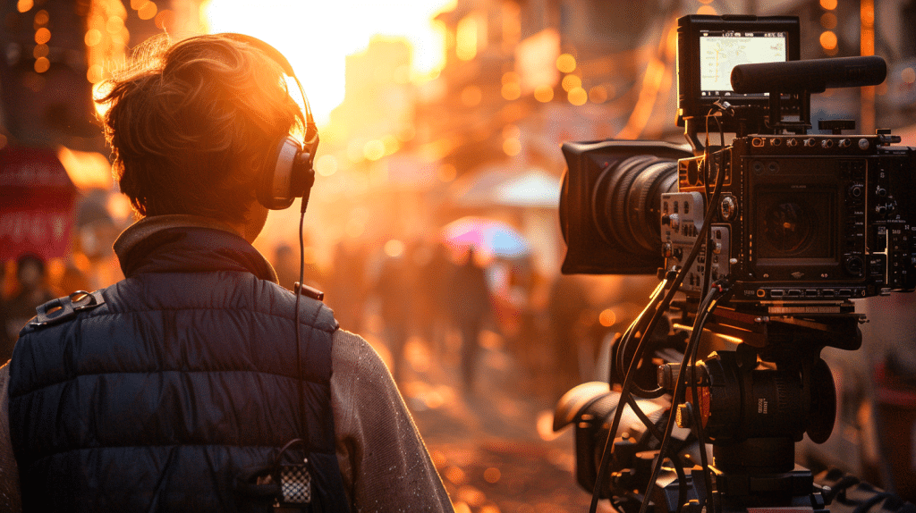 filmmaker on a city street Planning a Documentary Shoot
