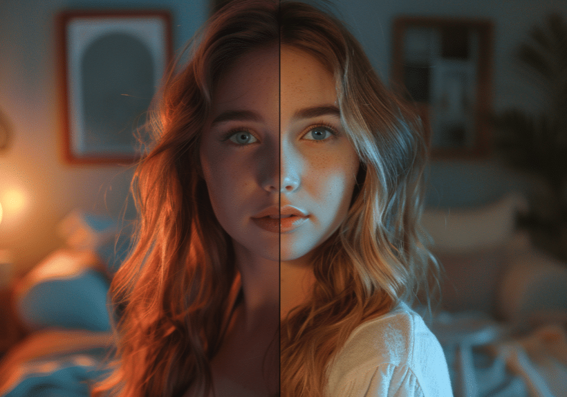 example of colorist editing a video